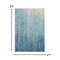Homeroots 7 x 10 ft. Navy & Light Blue Abstract Area Rug 385286 - alternate 4